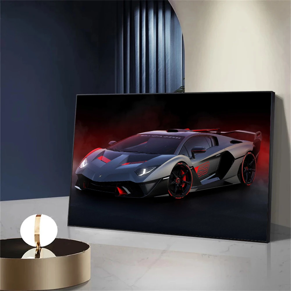 Sports Car Racing Posters and Prints Modern Luxury Canvas Painting Large Size Racing Supercar Wall Art Picture Office Home Decor