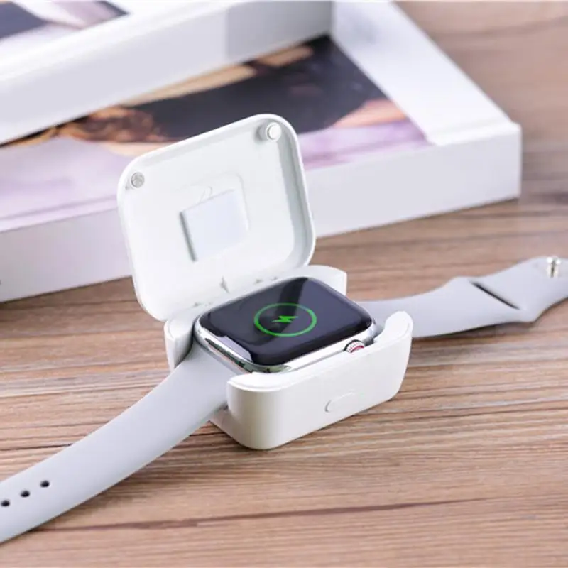 Портативное зарядное устройство для часов, легкое магнитное зарядное устройство для часов, 750 мАч, компактная зарядная подставка для смарт-браслета для домашней туристической компании