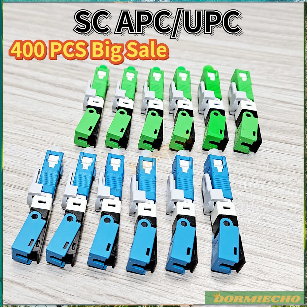 

100% genuine Fast Connector 400pcs ESC250D Field Assembly SC/APC SC/UPC Embedded SM Mode Wholesale Price Quick Connector FTTH