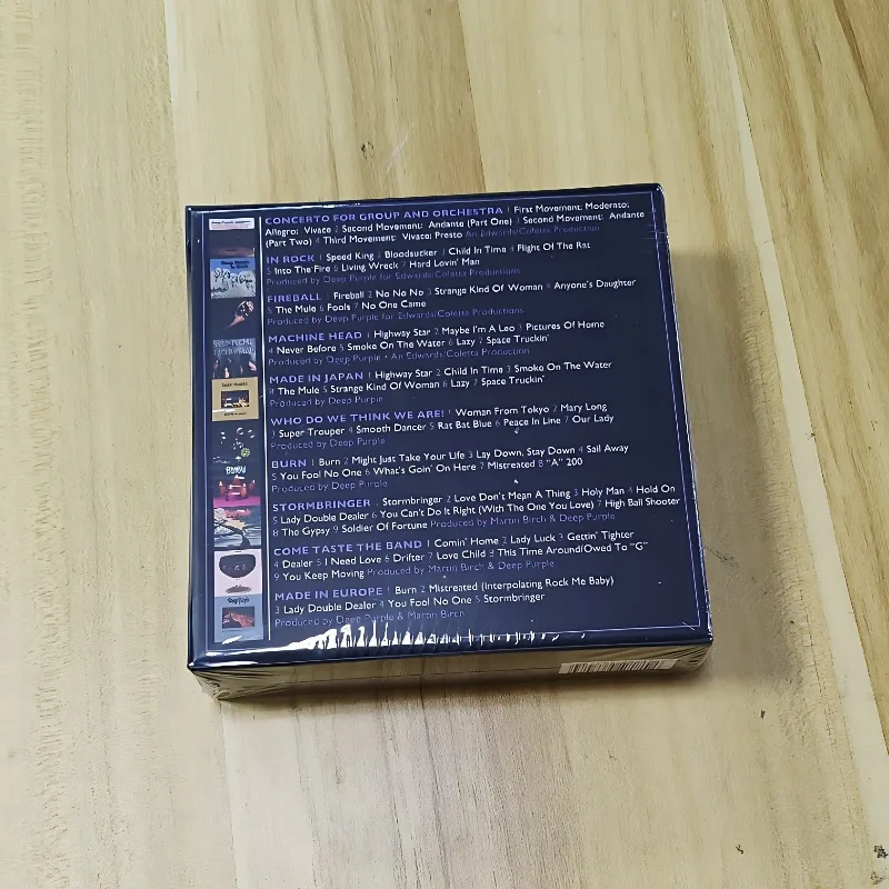 European Pop Band Music CD Set Heavy Metal Rock Band Complete Album 1970-1976 10CD CD Box