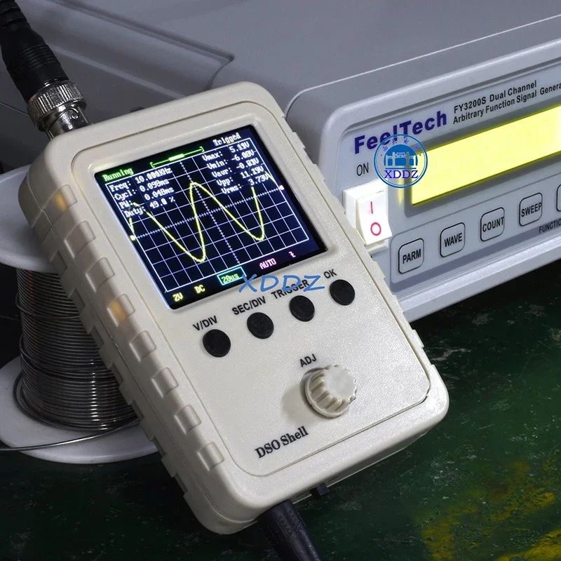 DSO150 Oscilloscope Handheld Oscilloscope Finished with NBC High Voltage Probe and Power Supply