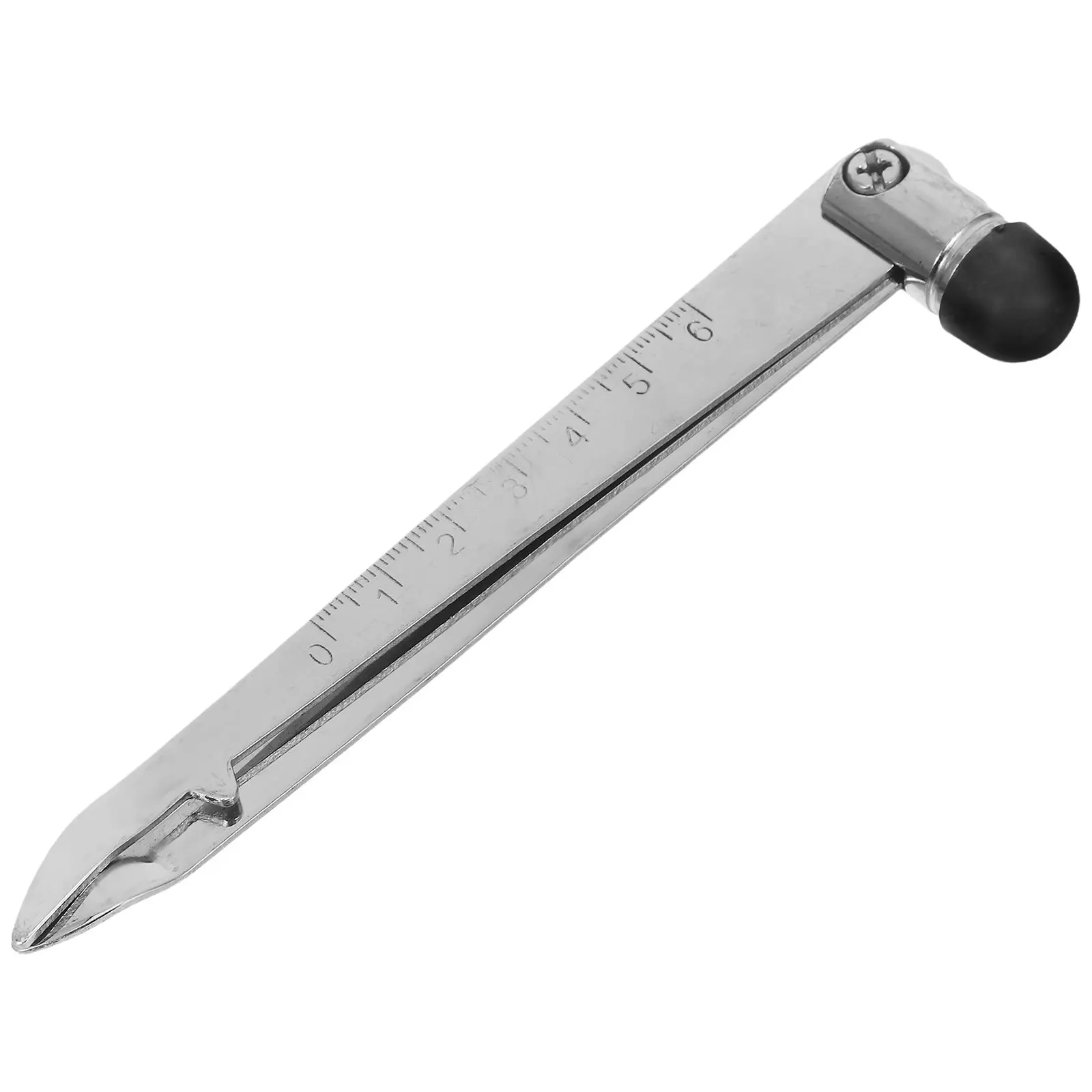 Medical Reflex Hammer Stainless Steel with Measurement Scale Ergonomic Design for Neurological Exams Portable Diagnostic Testing