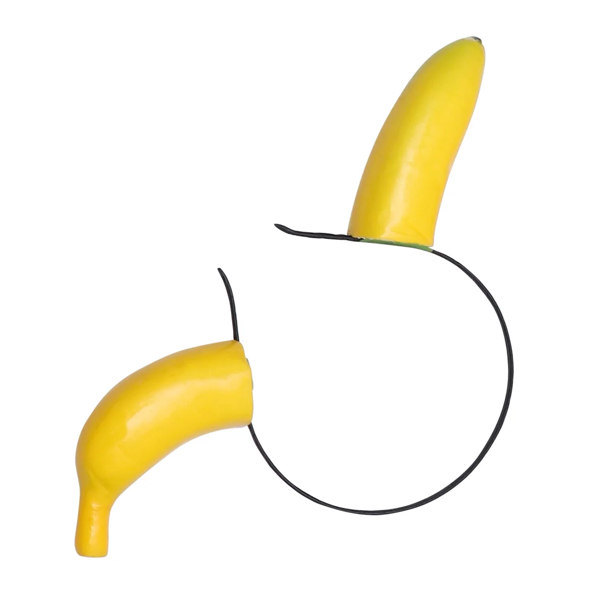 

Легкая забавная повязка на голову с бананом, удобный обруч для волос для выступлений, вечерние головные уборы для косплея, головной убор с бананом