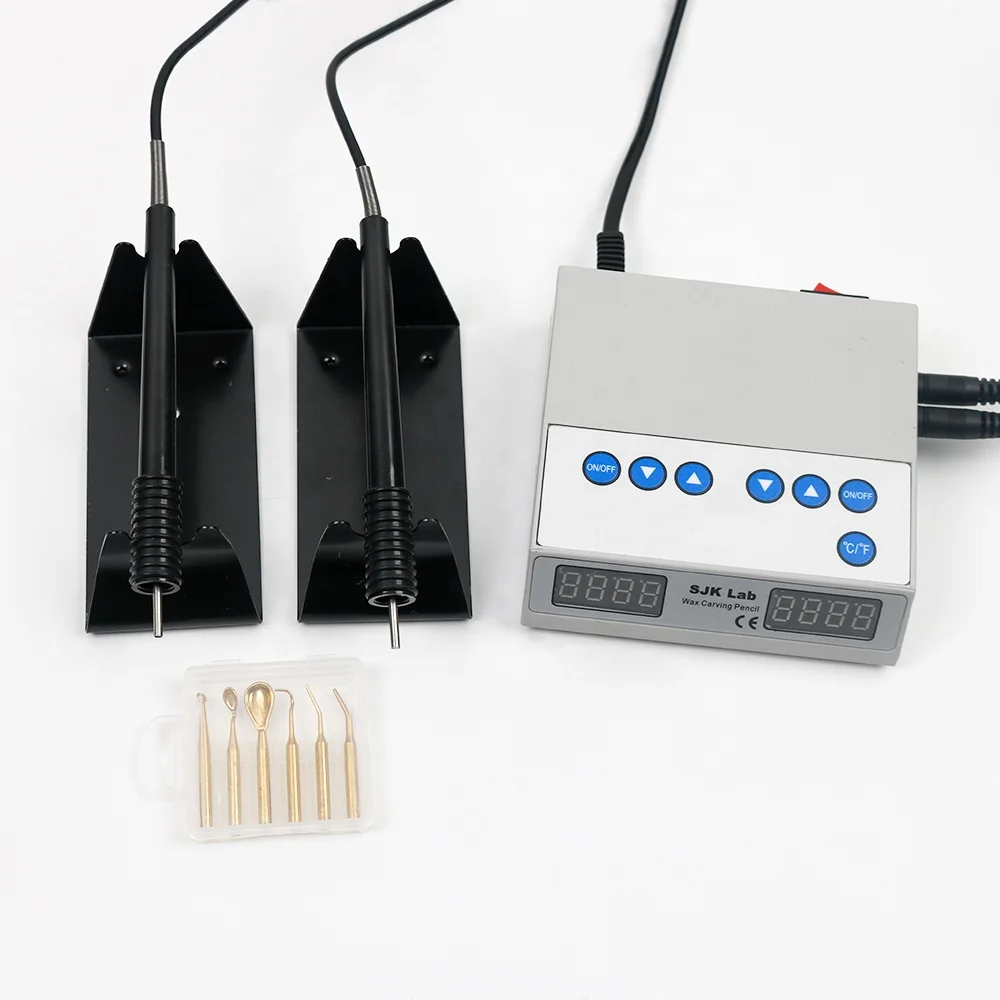 

Mini Portable Dental Lab Electronic Digital Wax Carving Machine With 2 Pencils and 6 Tips for Precision Wax Sculpting