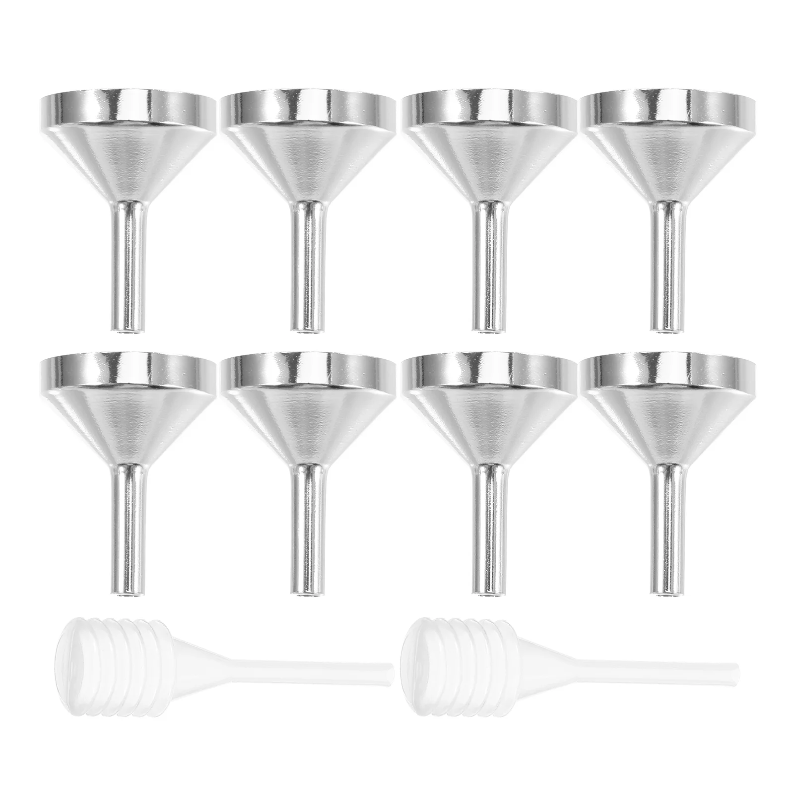 Toner Dispensing Tool Metal Funnel Fan Mini Funnels for Filling Small Bottles Pipette