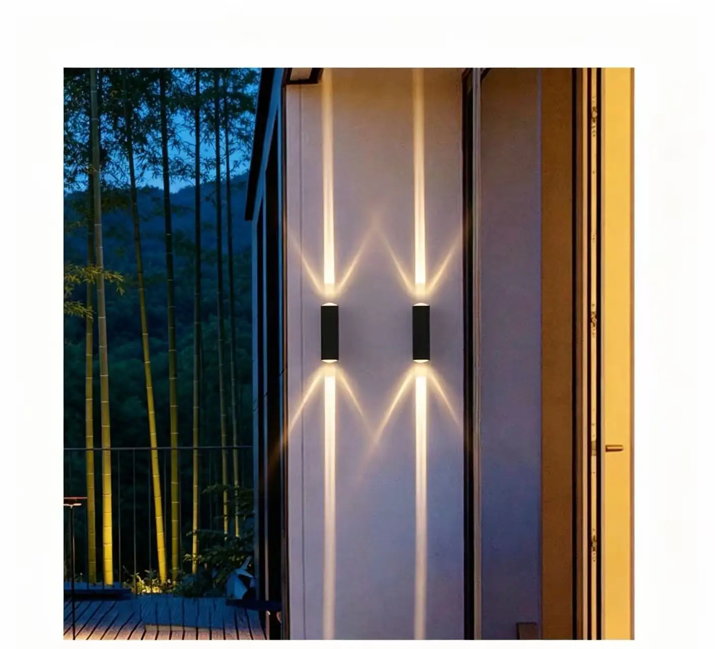 

Narrow Beam Outdoor Wall Sconce 6W/10W,Up and Down Wall Light Outdoor Indoor LED Sconce for Corridor Stairs