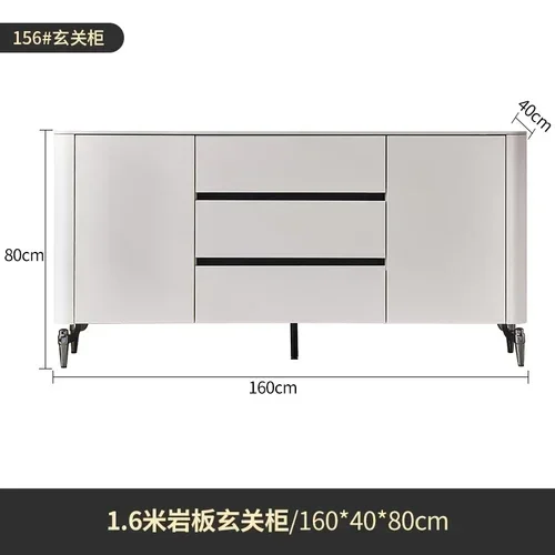 Stenen plaat entreekast modern minimalistisch huis hal locker theekast decoratieve multifunctionele dressoirkast