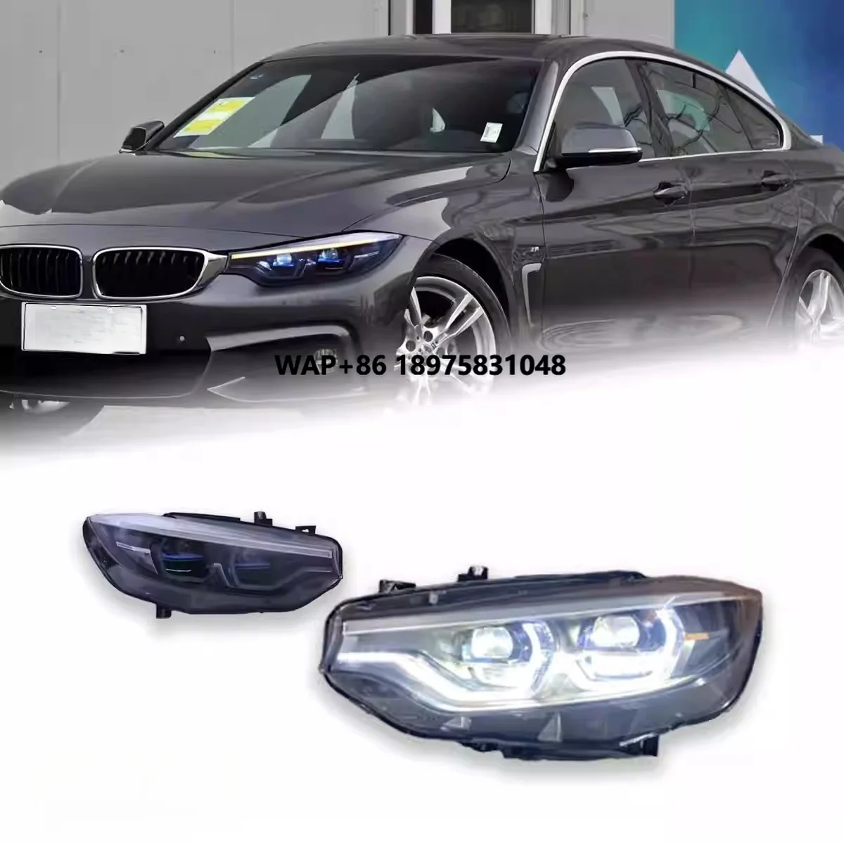 

LED Headlights for 4 Series Headlights Assembly for F32 with LED Lens Headlight DRL Sequential Turn Signals 2013 to 2020
