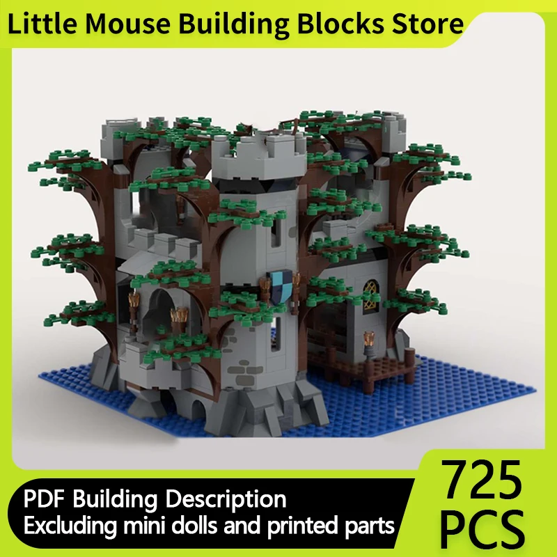 

City Street View Model MOC Building Bricks Riverine Kingdom Modular Technology Gifts Holiday Assemble Children Toys Suit