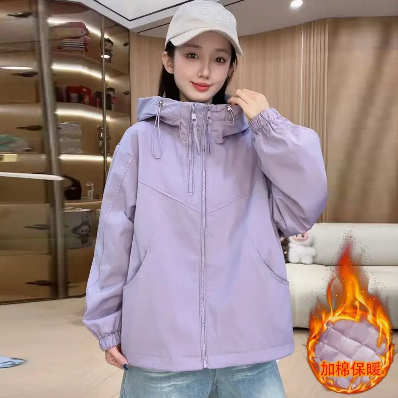 

Thickened Cotton Coat Women's Down Jacket with Dual Zippers Winter Outerwear Bestseller windproof and plush Outcoat Yellow Blue