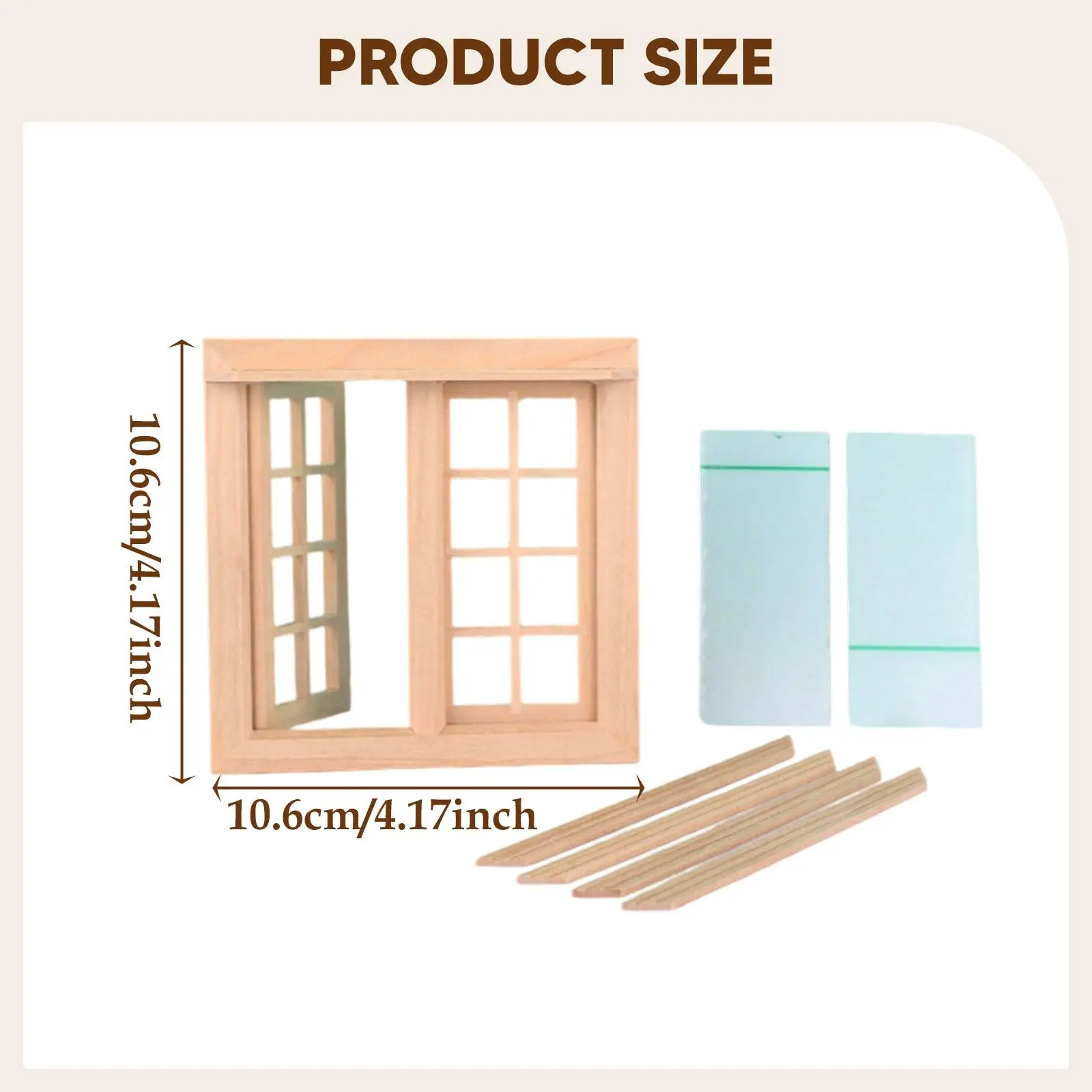 1/12 janela de casa de bonecas em miniatura móveis para casa de bonecas peças artesanais decorações de casa de boneca para artesanato diy modelo construtor fingir jogar