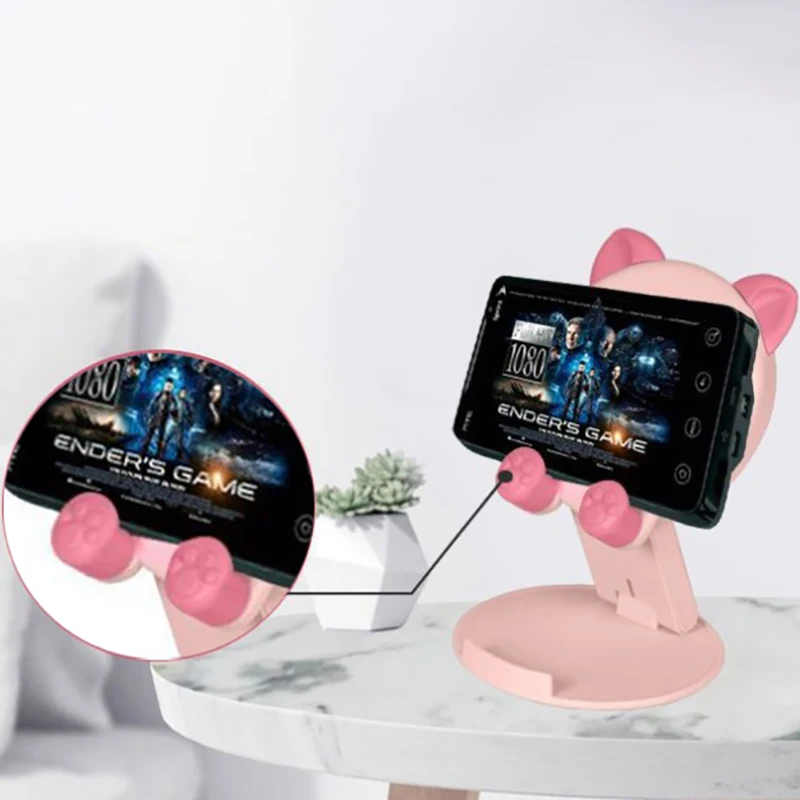 Cute Cartoon Holder Foldable Portable Cell Phone Stand Tablet Support Desktop Handset Mounting For Mobile Phone For IPad Iphone