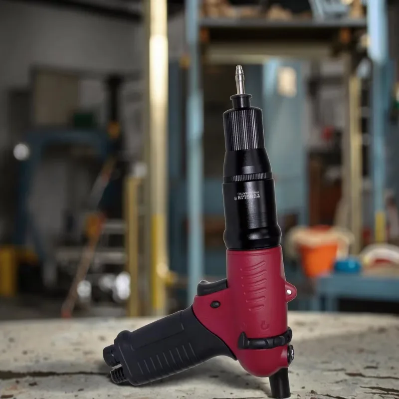 مفك عزم دوران قابل للتعديل من نوع المسدس 5-40kgf.cm مفك براغي هوائي لخط الإنتاج