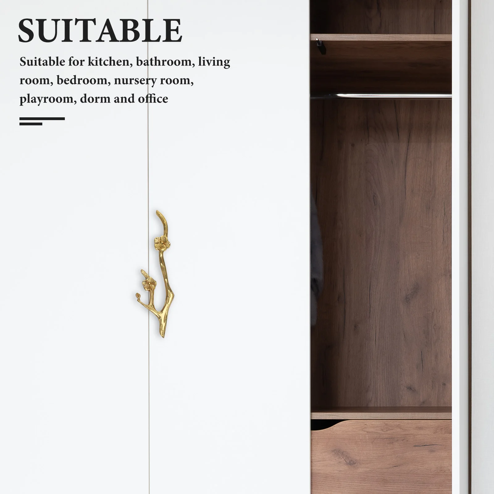 

Brass Cabinet Handles Dresser Pulls 150x42x25mm Furniture Decorative Cabinet Knobs Pulls Cupboard Wardrobe Decorative Hardware