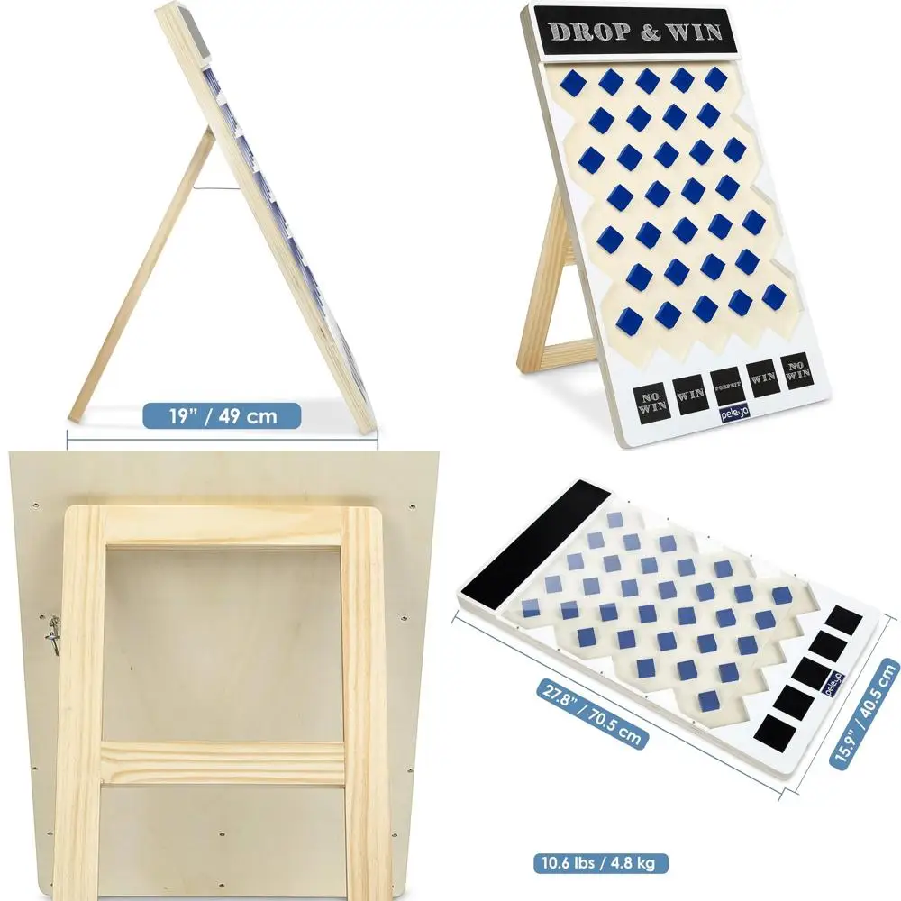 

Carnival Prize Drop Game Wooden 27.8x15.9 with Chalkboard for Trade Shows