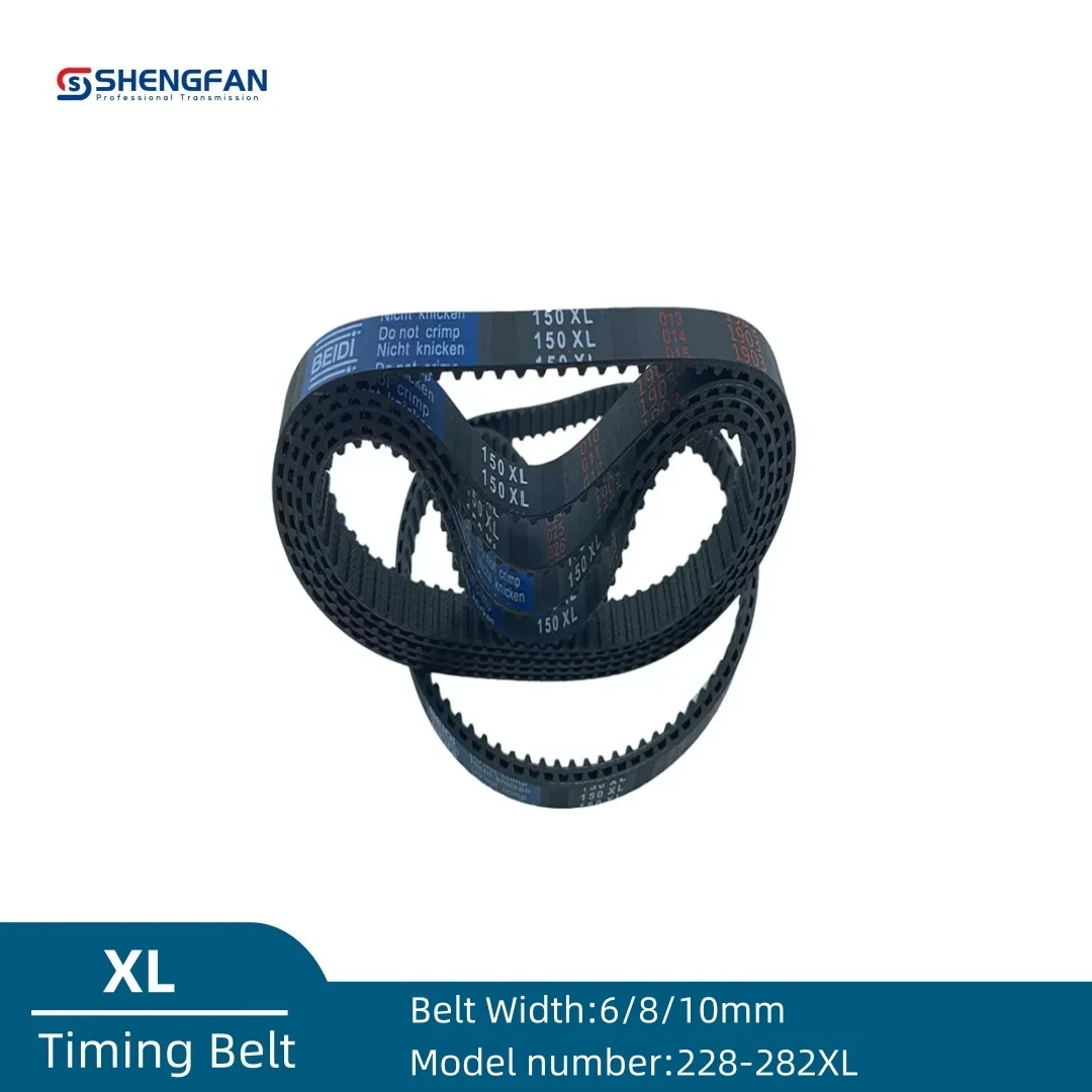 

XL High Torque Rubber Timing Belt Width 6mm 8mm10mm Model number 228XL-282XL 230 232 234 236 240 242 244 246 248 250 252XL