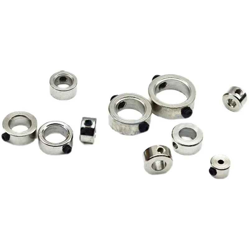 2~12mm Retaining Ring Stop Collar Metal Shaft Clamping Sleeve Bit Depth Stopper Limiter Collar