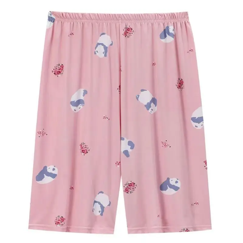 

Summer Women's Pajama Pants Cotton Loungewear Shorts Loose Comfortable Pajama Pants 2024 New