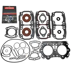 Baru untuk SeaDoo 947 951 Karbohidrat GSX GTX RX XP 98-02 947 951 Karbohidrat GSX GTX 1998-2002 Kit Segel Engkol Gasket Pembangunan Kembali Mesin