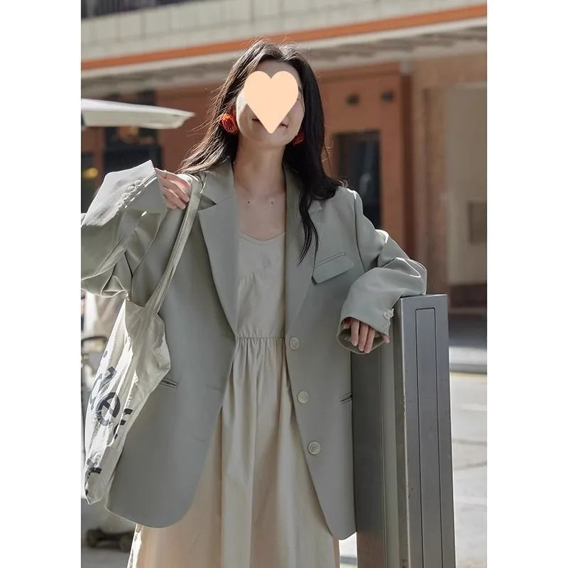 

YYAHAHAS Suit Jacket for Women 2025 New Korean Fashion Design Sense Spring and Autumn Slimming Suit Coat Top