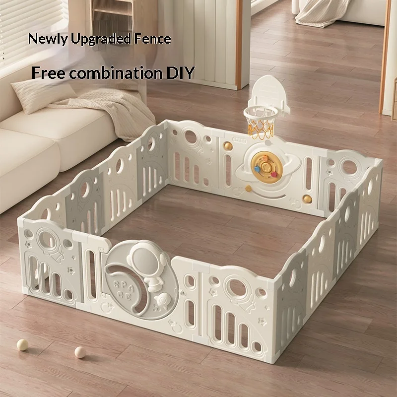 

Детский манеж-ограждение, 8-панельный, портативный, складной, с мягкой нетоксичной подкладкой, для игр в помещении