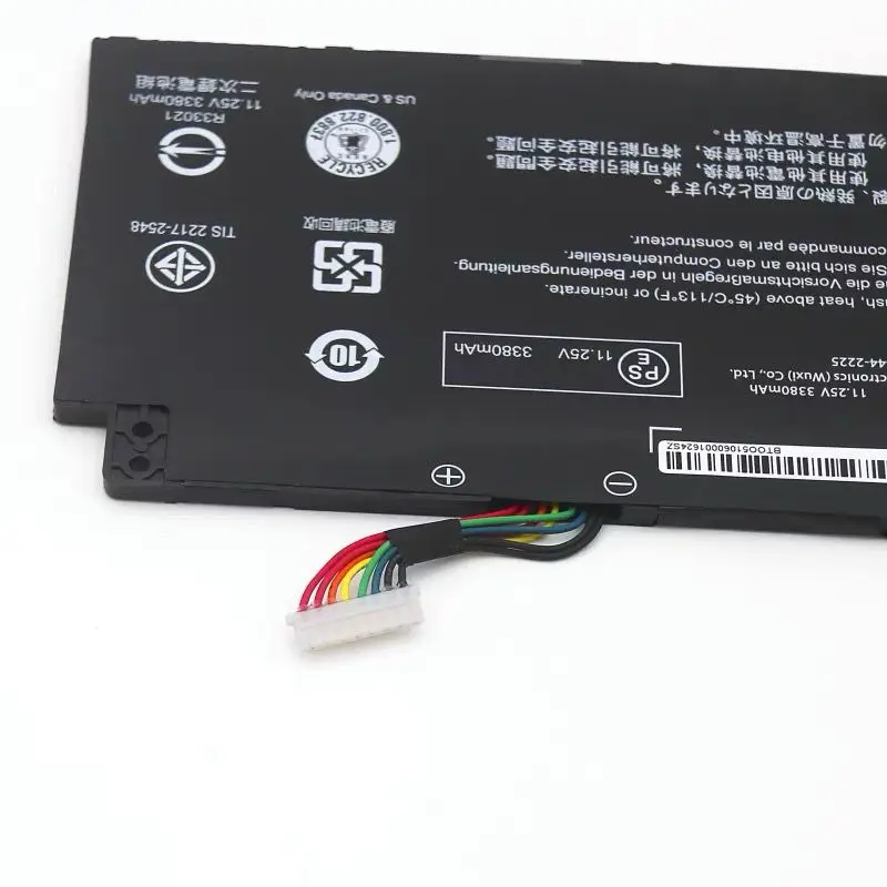 AP16A4K 交換用ノートパソコンバッテリー Acer Swift 1 SF113-31 N17P2 N16Q9 KT.00304.003 3ICP4/68/111 11.25V 42Wh/3770mAh 3 セル