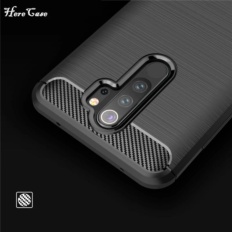 For Cover Xiaomi Redmi Note 8 Pro Case Shockproof Bumper Carbon Fiber Case For Xiaomi Redmi Note 8 Pro Cover Redmi Note 8 Pro