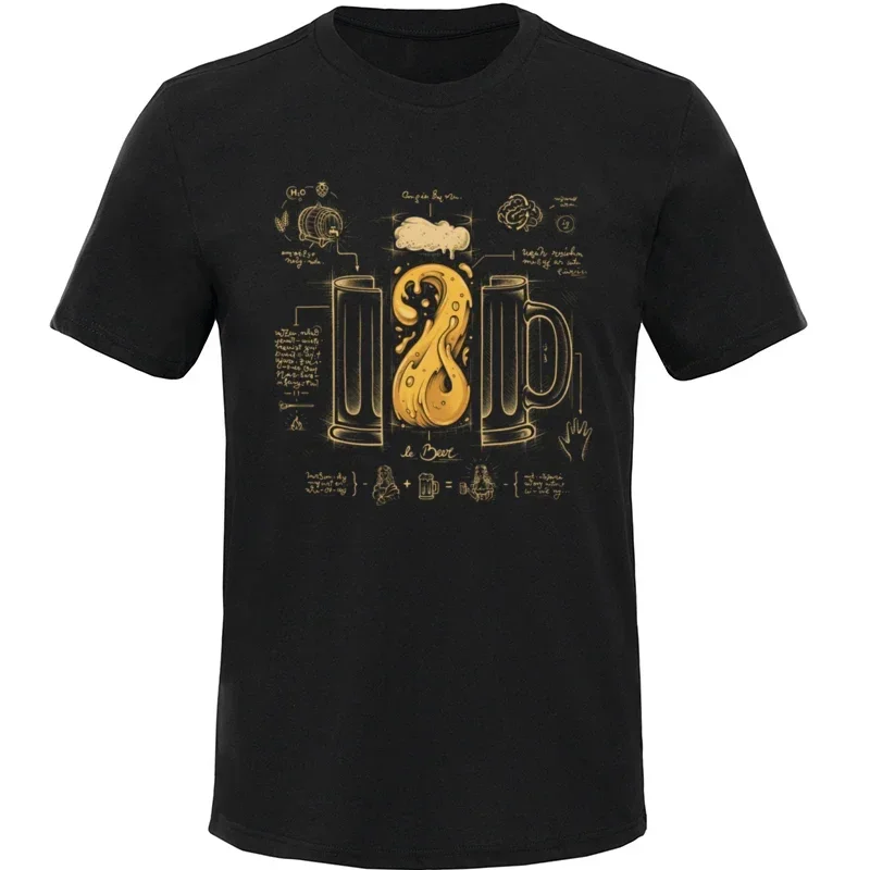 Adult Beer Drink Wine Lover Gift Tshirt Summer Short Sleeve Tee Shirts Wholesale Swag T-shirt For Men Oktoberfest Beer T Shirt