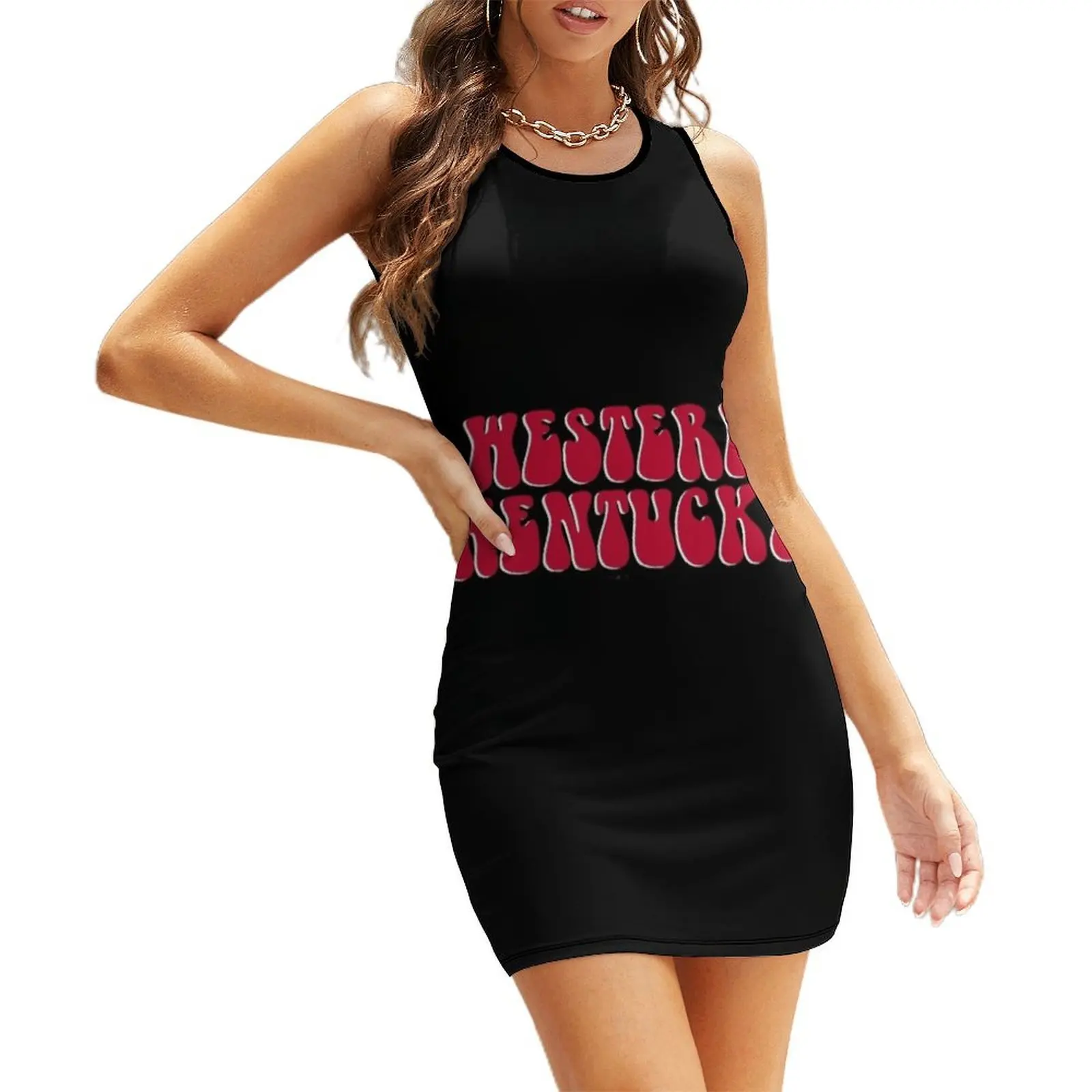 

Western Kentucky University Pin Sleeveless Sundress Party dresses summer dress woman 2025