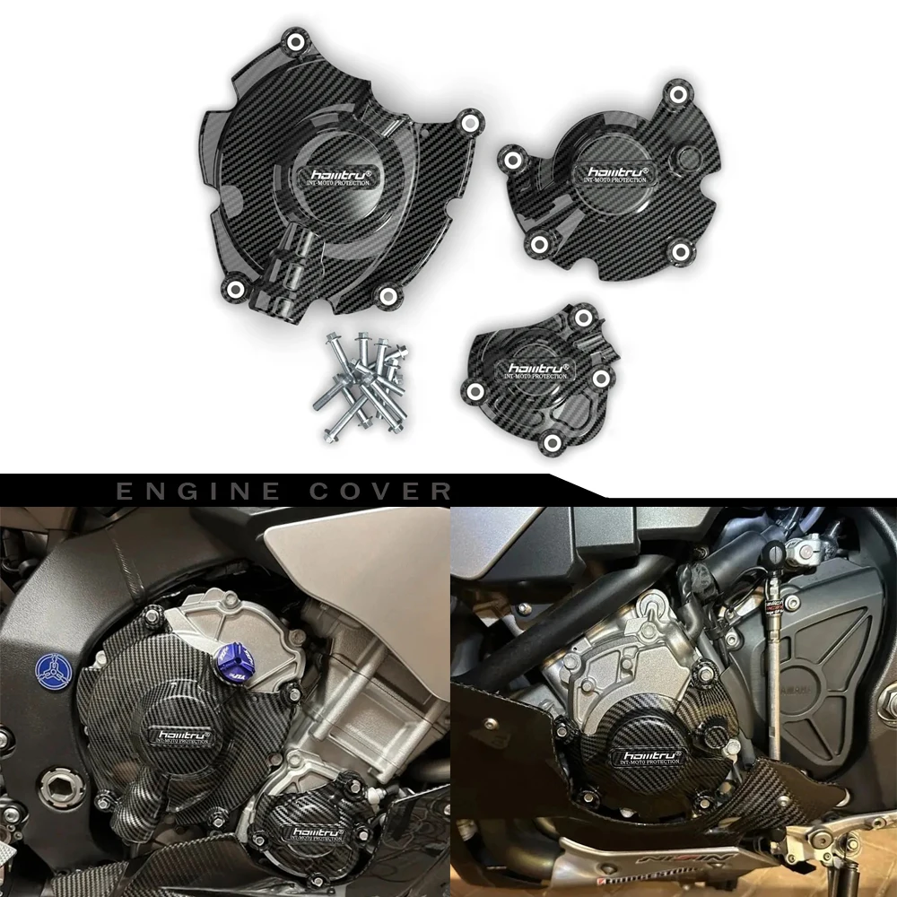 

Крышка двигателя HOMTRU YZF R1 2015 ~ 2023 для мотоцикла YAMAHA, защитная крышка сцепления генератора, аксессуары