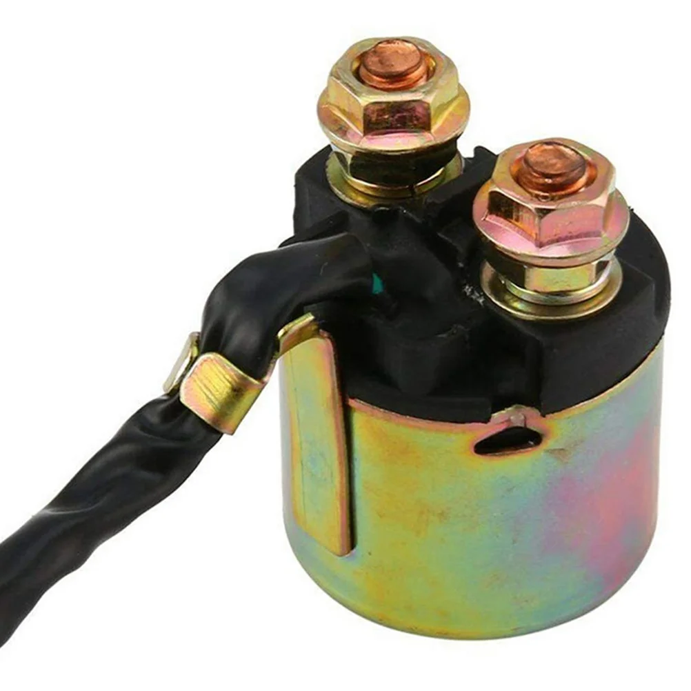 Starter Solenoid Replacement 12V Car Starter Relay ABS Copper Iron Easy Install Lasting High Strength Anti Rust