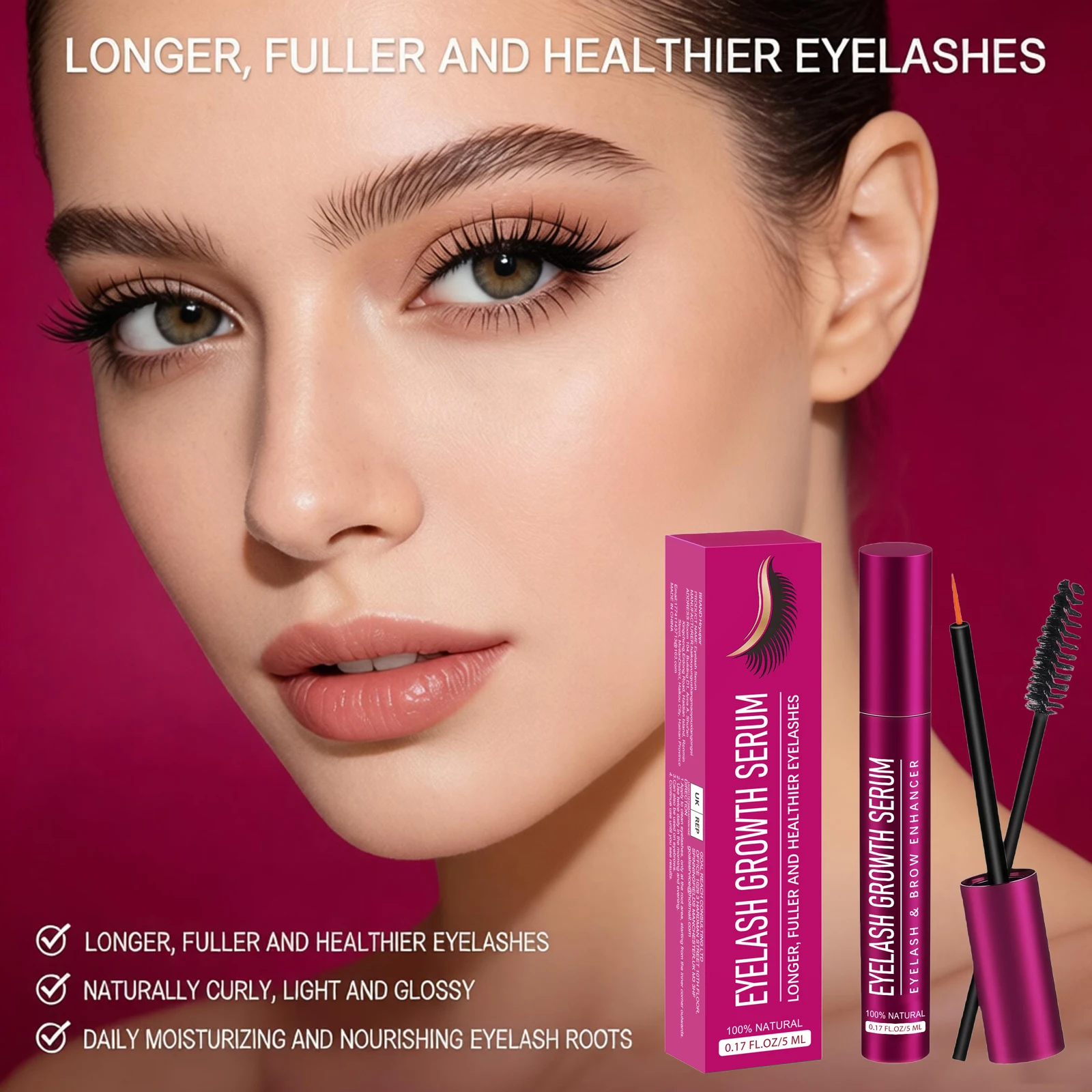 Eyelash Serum for Promote Eyel - огляд і ціна Lash Serum Growth