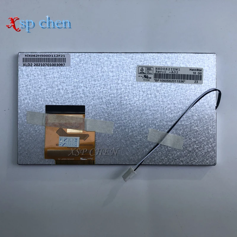 Ffree shipping 155*88 MM Original 6.2 inch LCD screen HSD062IDW1 A00 A01 A02 With touch screen for DVD Car GPS navigation