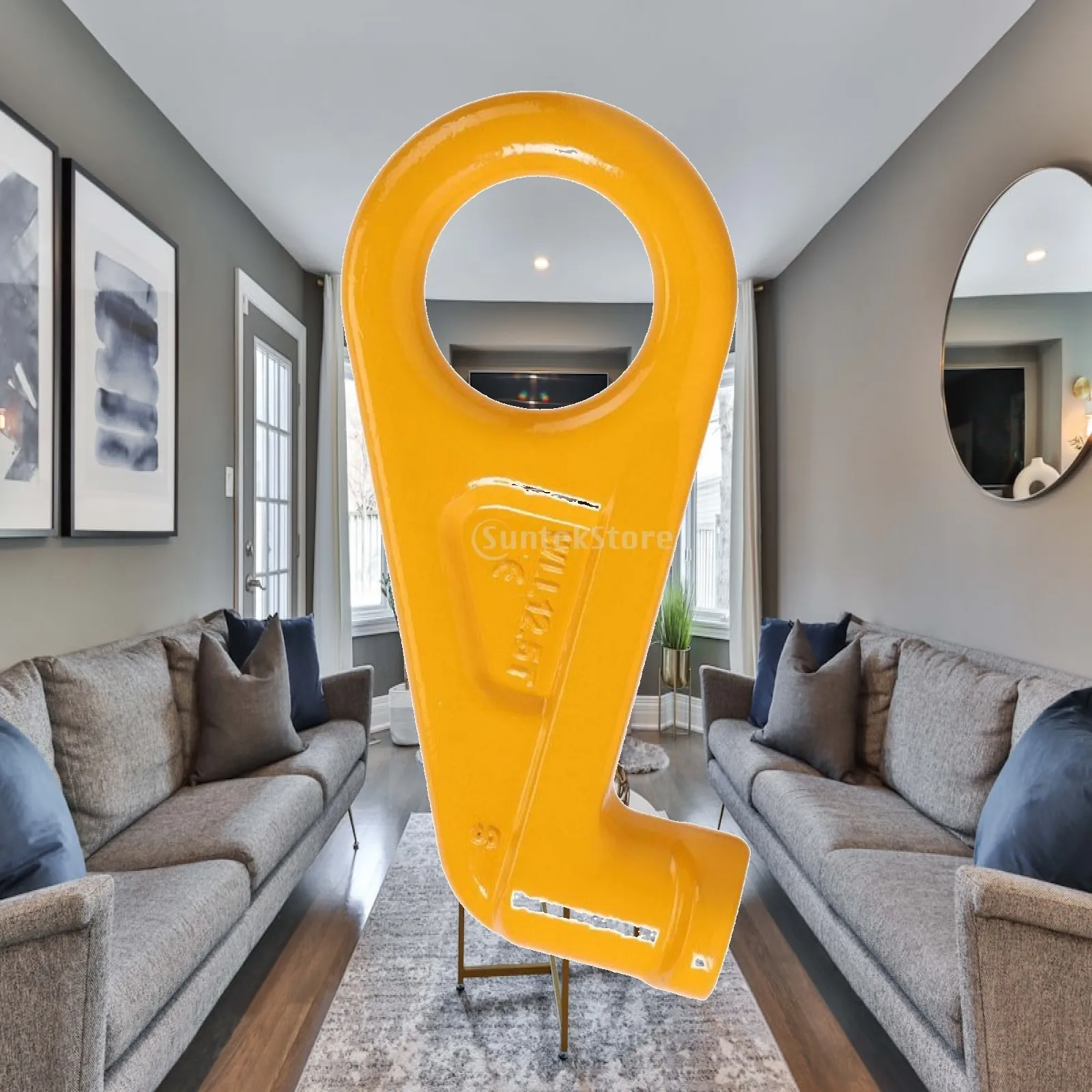 Heavy Lift Container Hook 12.5 Ton Steel Rigging Tool for Freight Handling Overhead Crane and Hoist Operations