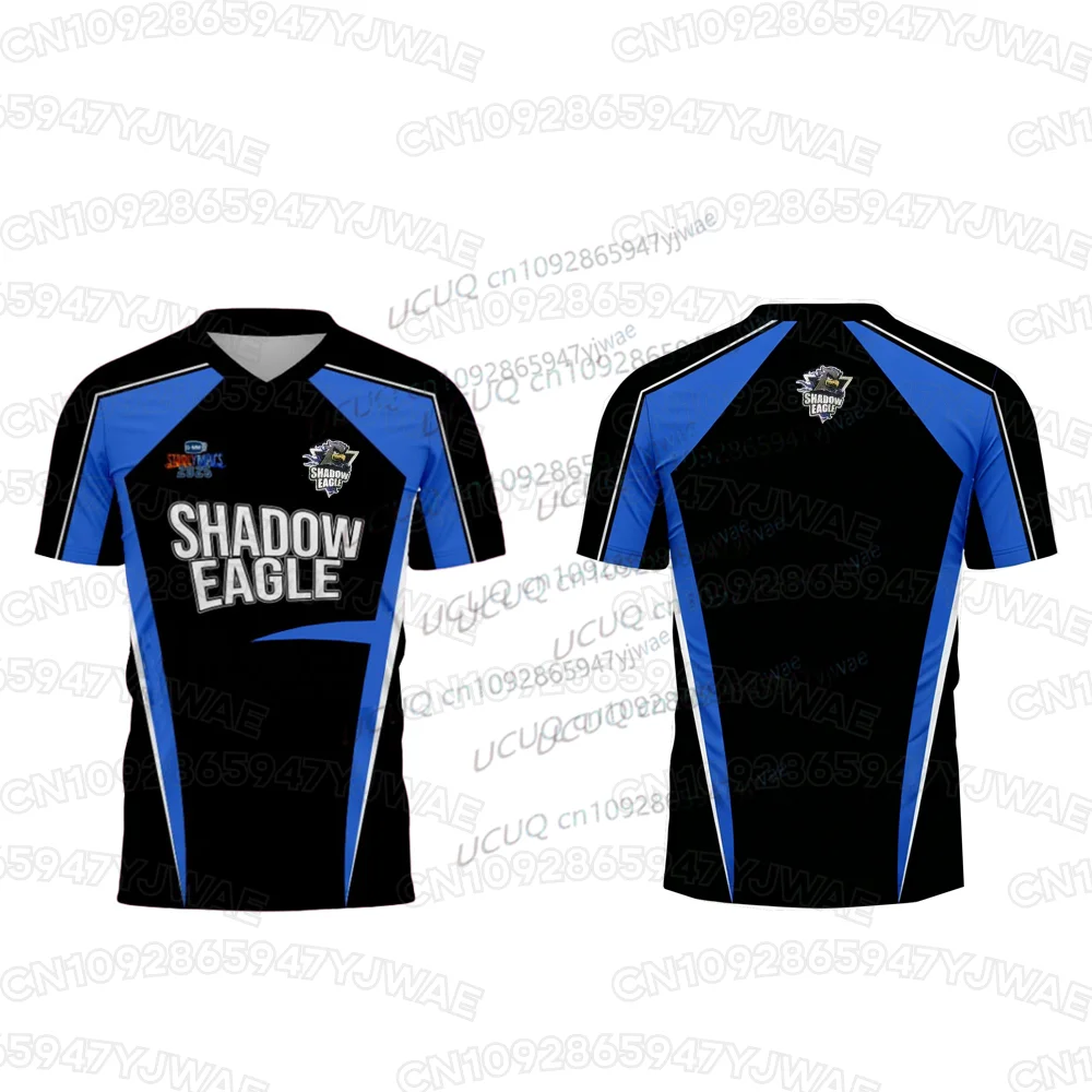 Thailand Herren Sport Kurzarm Sommer Grafik-T-Shirt 3D-Druck Übergröße Damen Sport T-Shirt Tops Gmmtv 2025 Shadow Eagles