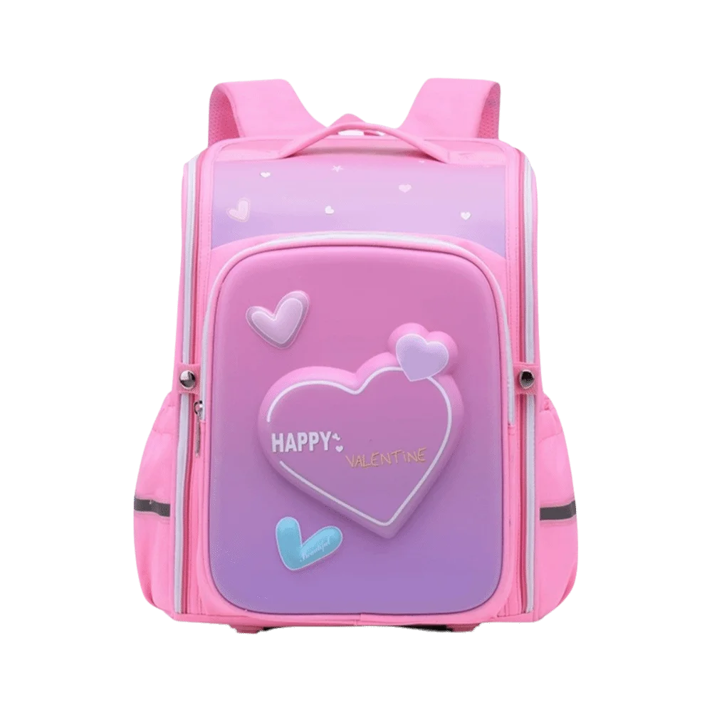 Ergonomic 3D Design School Backpack Cartoon Design Waterproof School Bag High Capacity Cute Animal Design Rucksack Kindergarten