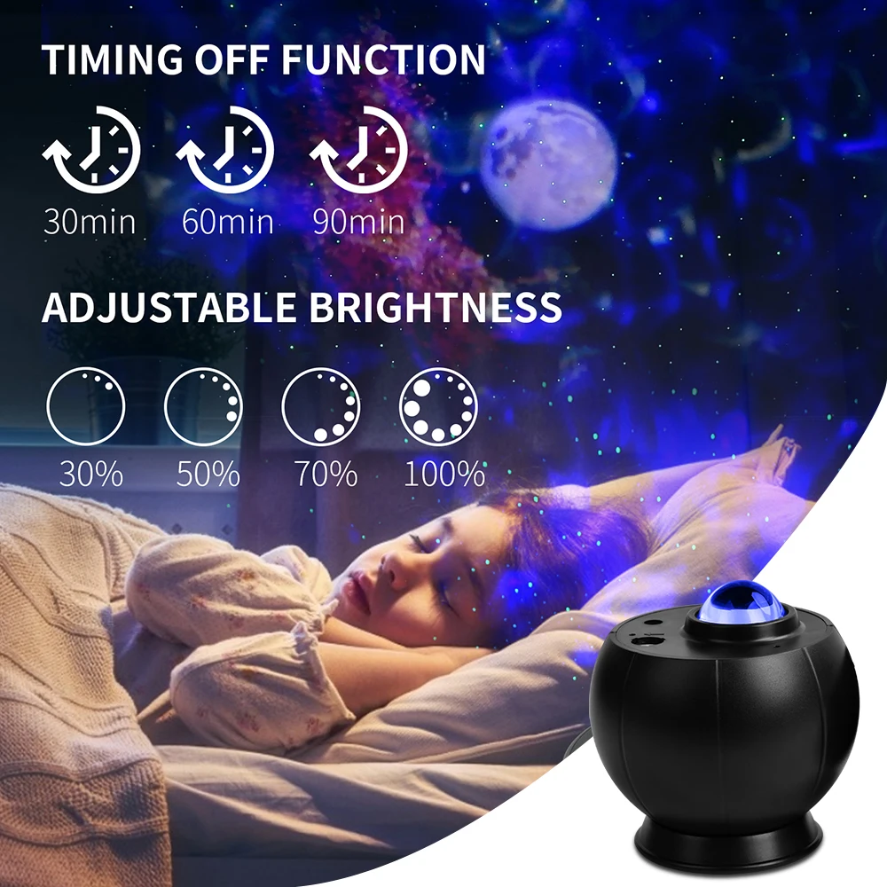 

Светодиодный лазерный проектор со звездой и галактикой, звездное небо, сценический эффект освещения, спальня, детская комната, вечеринка, ночь, праздник, свадьба, огни