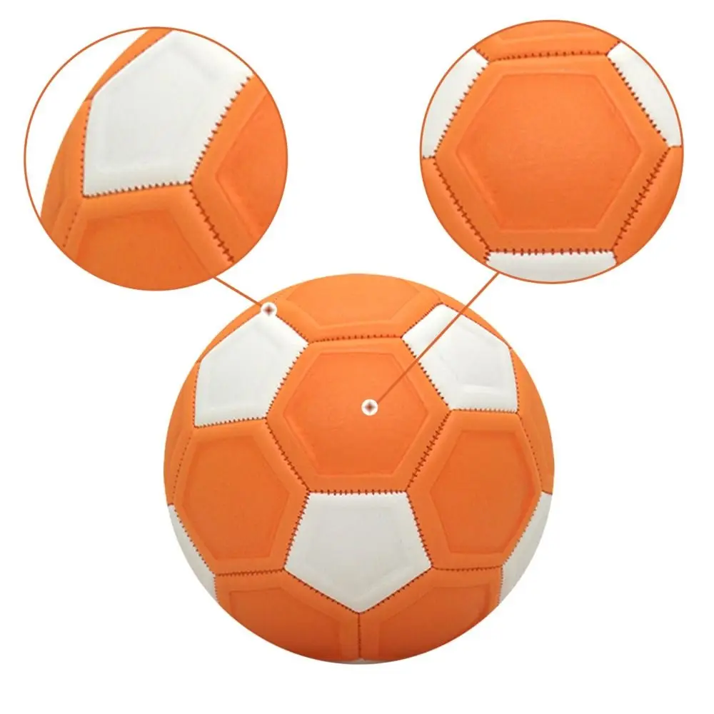 Bola Sepak Ukuran Besar 3/4/5 Garis Lengkung Oranye Mainan Olahraga Sepak Bola Remaja Latihan Sepak Bola Pertandingan Sepak Bola Luar Ruangan Halaman Belakang