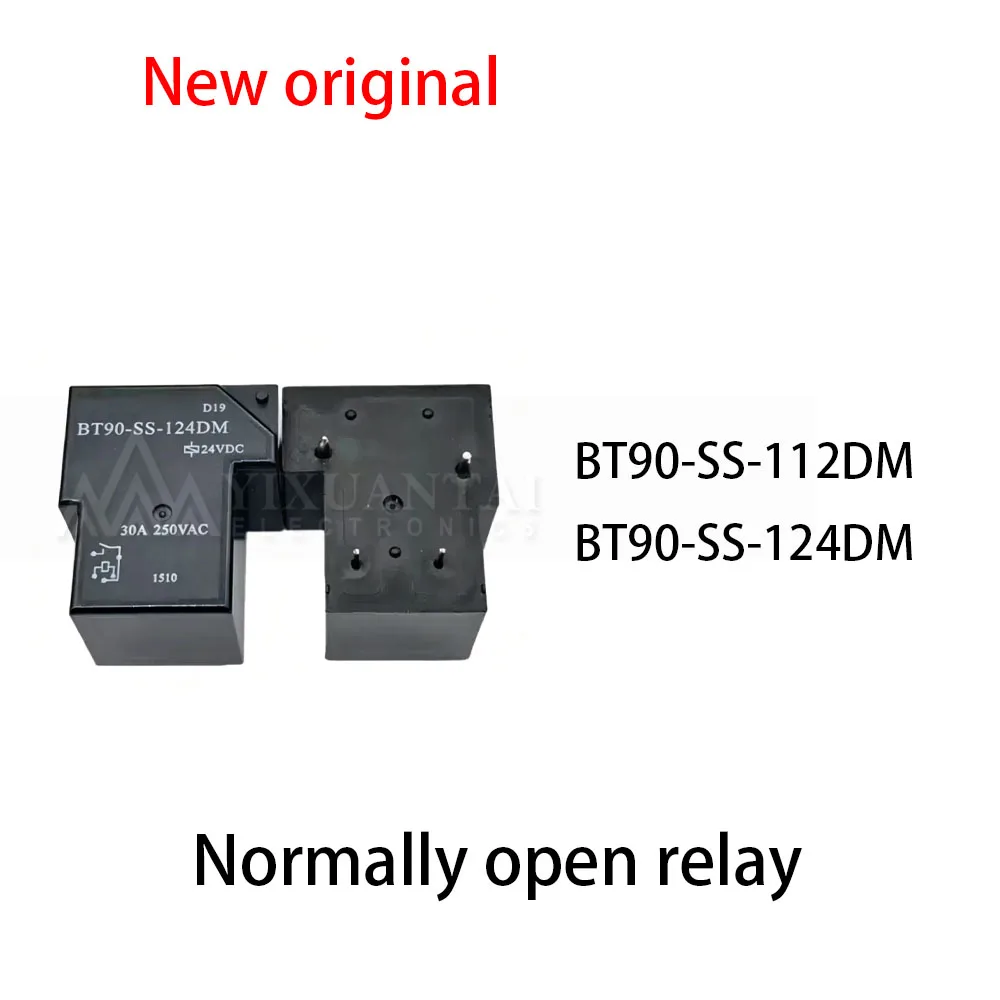 (10pcs) 100% New relay BT90-SS-112DM BT90-SS-124DM 4-pin set of normally open relays