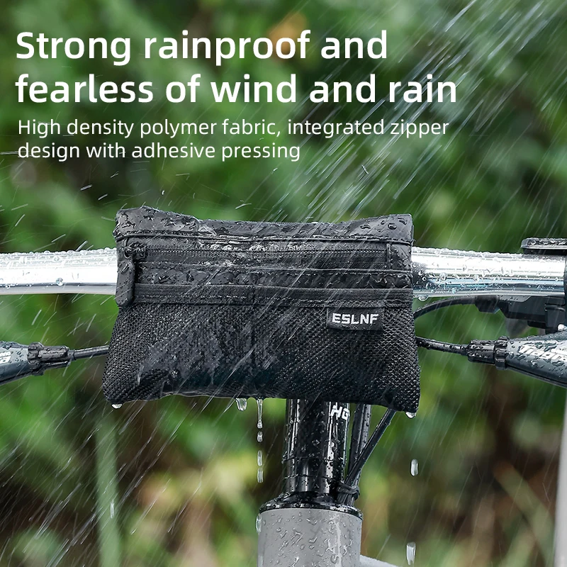 Eslnf multifuncional saco de bicicleta à prova de chuva pode ser transformado em uma bolsa mini ciclismo saco frontal ao ar livre saco portátil