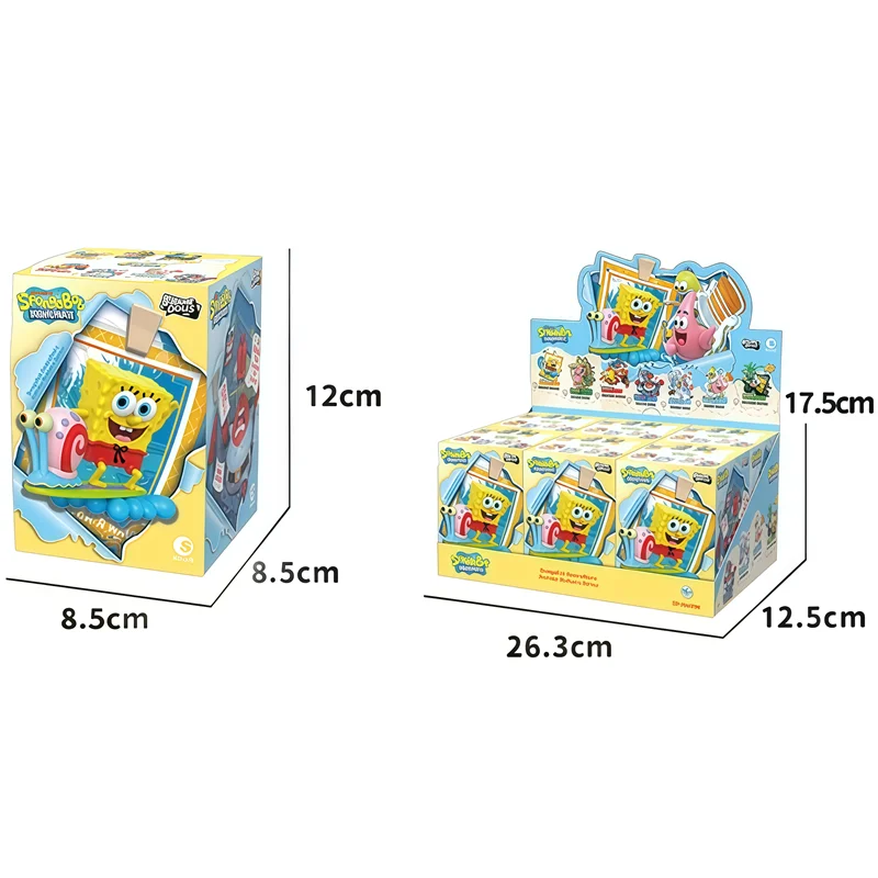 

Spongebob Patrick Star Squidward Quincy Tentacles Eugene H. Krabs Anime Figure Journey Moments Serie Blind Box Toy Christma Gift