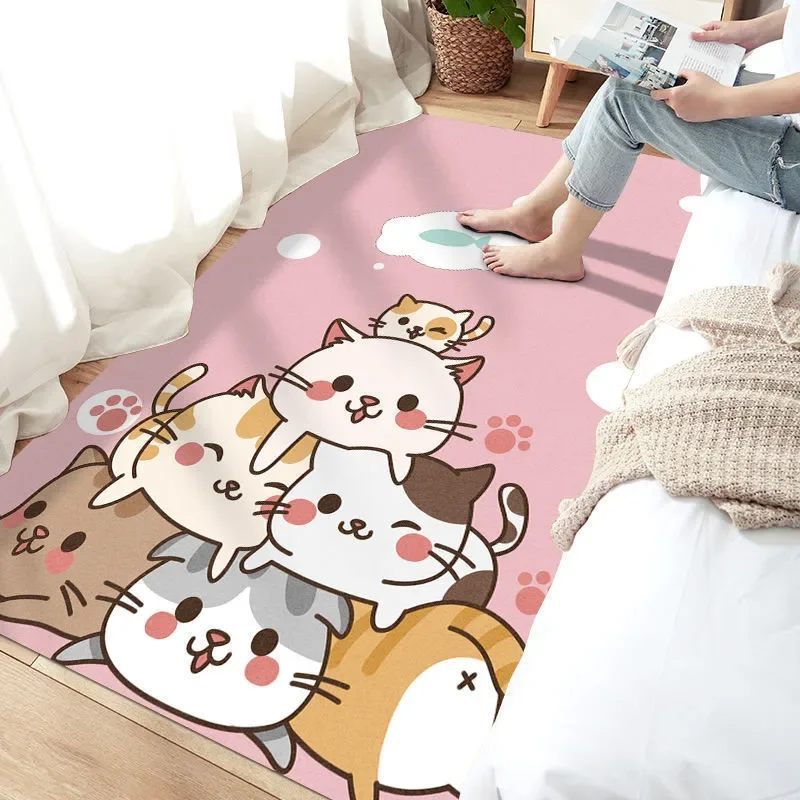 Cartoon Cute Dog Animal Series Carpets For Home Living Room Decoration Bedroom Bedside Sofa Kids Play Area Rugs Kawaii Floor Mat
