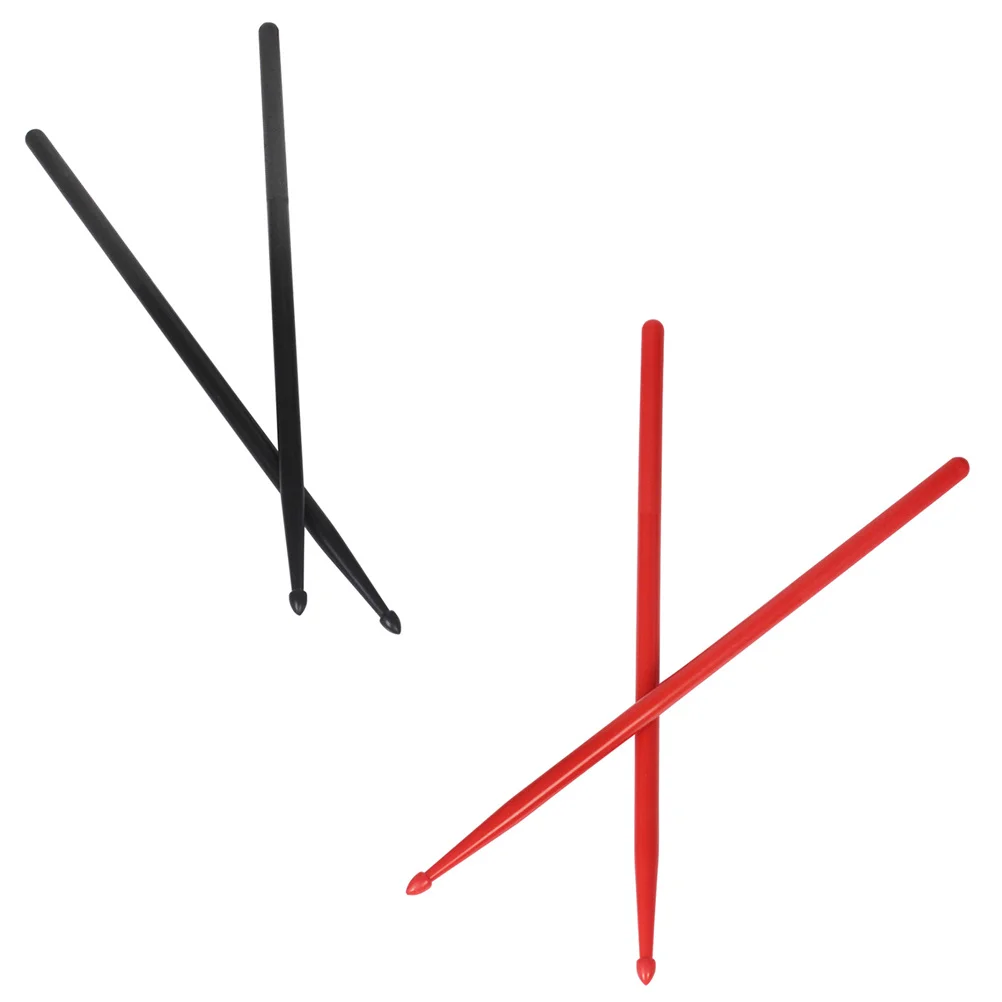 

Professional 5A Nylon Drumsticks Red Durable Percussion Sticks For Music Performance Water Drop Head Granular Handle Anti