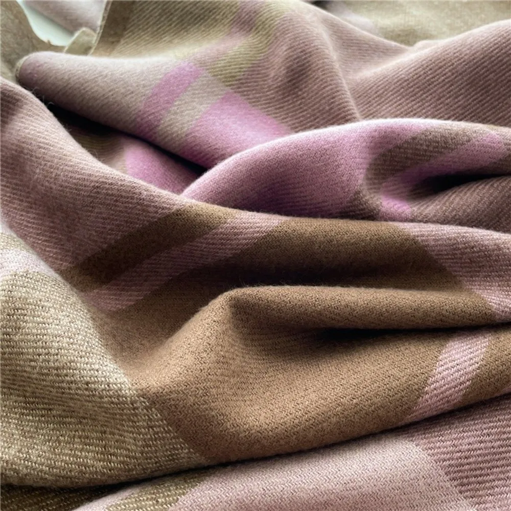 

Повседневный ветрозащитный клетчатый шарф-палантин из имитации кашемира, толстый, теплый, длинный, в корейском стиле, аксессуар для одежды