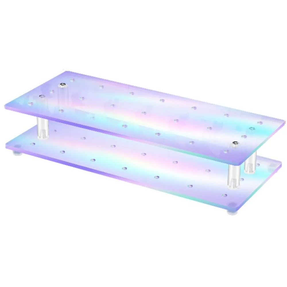 

Durable 10/21 Holes Lollipop Stand Acrylic Detachable Candy Rack Candy Decor Clear Cake Lollipop Holder Birthday