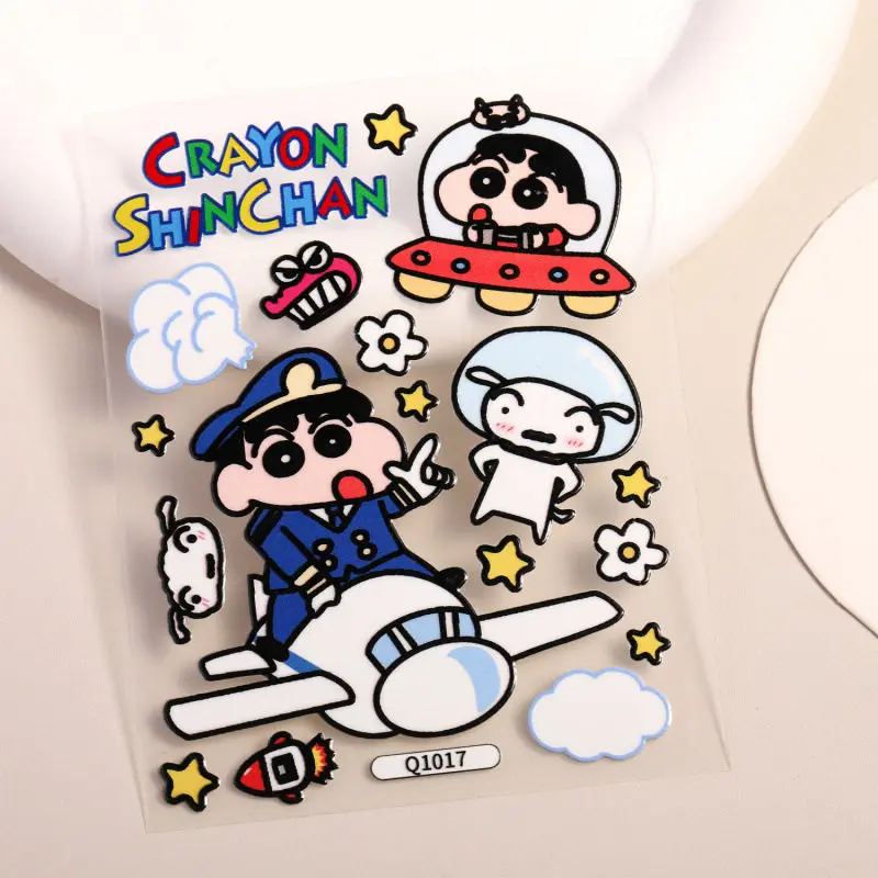 Crayon Shin-chan Action Kamen Aufkleber, kreative, hochwertige Cartoon-Drucke, wasserdichte Aufkleber für Studenten-Handyhüllen und Desktops. – Detail 10