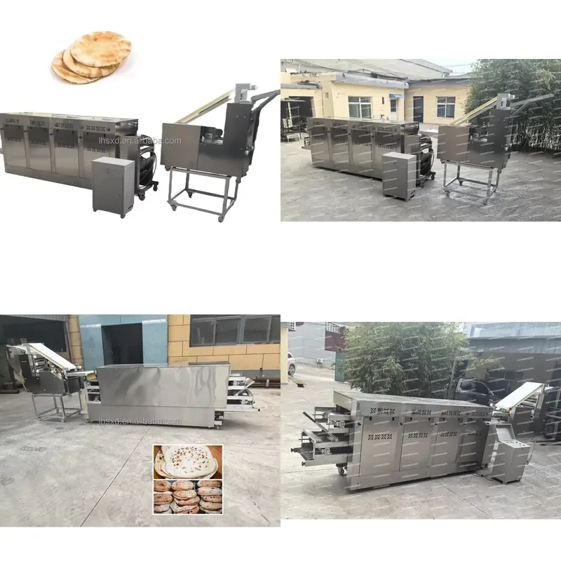 Máquina Automática Industrial para Tortillas de Harina de 5~50 CM, Máquina Eléctrica para Pan Pita Árabe, Chapati, Tortilla, Horno de Túnel