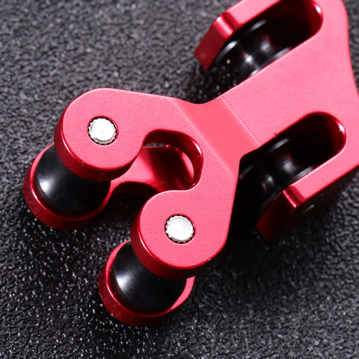 

Aluminum Compound Bow Cable Slide Red Fast Installation Low Friction Wheel Bow String Splitter Arrow Pulley Hunting