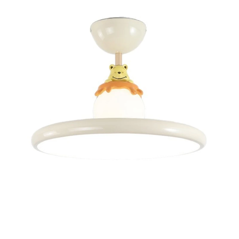 

Children's room light full spectrum eye protection cartoon bear bedroom light whole house 2025 new cream wind smart