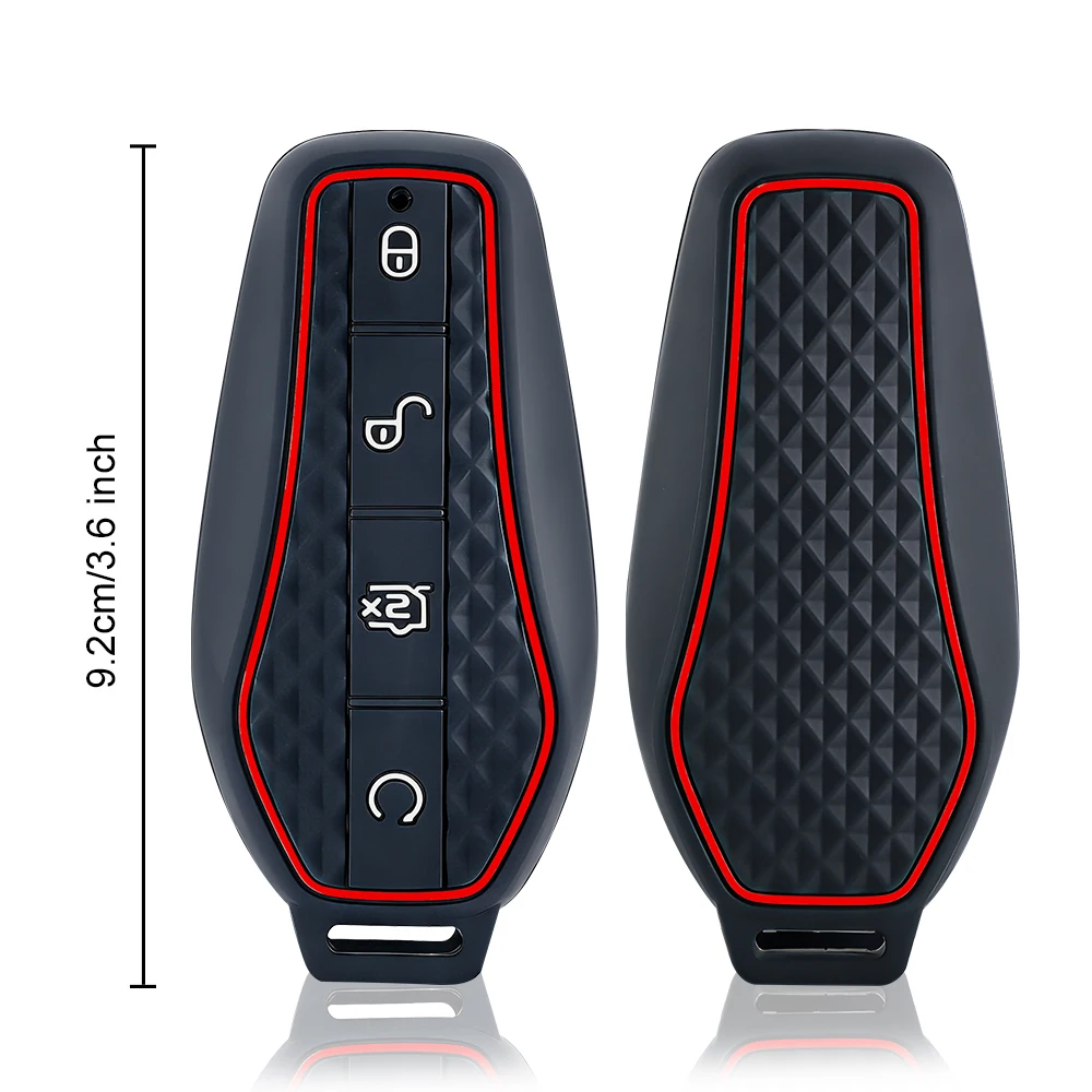 Soft Silicone Key Fob Cover for BYD Han/Tang/Qin/Song - Image 5